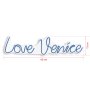 WALLXPERT Dekorativna plastična LED rasveta Love Venice Blue - slika 4