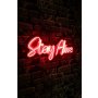 WALLXPERT Dekorativna plastična LED rasveta Stay Alive Red - slika 1