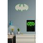 WALLXPERT Dekorativna plastična LED rasveta Batman Bat Light Green - slika 2