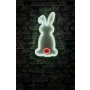 WALLXPERT Dekorativna plastična LED rasveta Rabbit White Red - slika 2