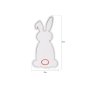 WALLXPERT Dekorativna plastična LED rasveta Rabbit White Red - slika 4