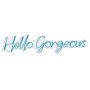 WALLXPERT Dekorativna plastična LED rasveta Hello Gorgeous Blue - slika 4