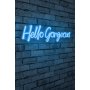 WALLXPERT Dekorativna plastična LED rasveta Hello Gorgeous Blue - slika 1