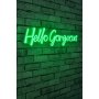 WALLXPERT Dekorativna plastična LED rasveta Hello Gorgeous Green - slika 2