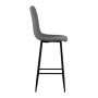 ANJI FURNITURE Barska stolica BC 812 - siva - slika 5