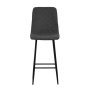ANJI FURNITURE Barska stolica BC 812 - tamno siva - slika 2