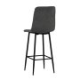 ANJI FURNITURE Barska stolica BC 812 - tamno siva - slika 3