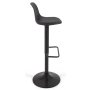 ANJI FURNITURE Barska stolica 034 - crna - slika 3