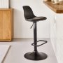 ANJI FURNITURE Barska stolica 034 - crna - slika 4