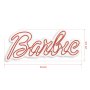 WALLXPERT Dekorativna plastična LED rasveta Barbie Red - slika 3