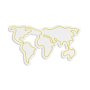 WALLXPERT Dekorativna plastična LED rasveta World Map Yellow US - slika 3