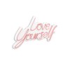 WALLXPERT Dekorativna plastična LED rasveta Love Yourself Pink - slika 3