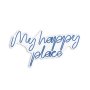 WALLXPERT Dekorativna plastična LED rasveta My Happy Place Blue - slika 4