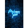 WALLXPERT Dekorativna plastična LED rasveta My Happy Place Blue - slika 1