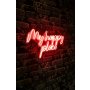 WALLXPERT Dekorativna plastična LED rasveta My Happy Place Red - slika 1