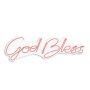 WALLXPERT Dekorativna plastična LED rasveta God Bless Pink - slika 3