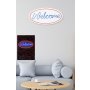 WALLXPERT Dekorativna plastična LED rasveta Welcome Red Blue - slika 2
