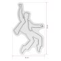 WALLXPERT Dekorativna plastična LED rasveta Elvis Presley White - slika 4