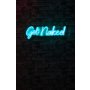 WALLXPERT Dekorativna plastična LED rasveta Get Naked Blue - slika 1
