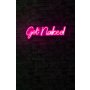 WALLXPERT Dekorativna plastična LED rasveta Get Naked Pink - slika 1