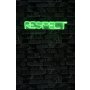 WALLXPERT Dekorativna plastična LED rasveta Respect Green - slika 2