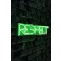 WALLXPERT Dekorativna plastična LED rasveta Respect Green - slika 1