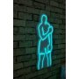 WALLXPERT Dekorativna plastična LED rasveta Muhammed Ali Blue - slika 1