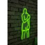WALLXPERT Dekorativna plastična LED rasveta Muhammed Ali Green - slika 4