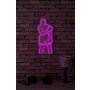 WALLXPERT Dekorativna plastična LED rasveta Muhammed Ali Pink - slika 3