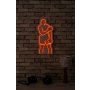 WALLXPERT Dekorativna plastična LED rasveta Muhammed Ali Red - slika 3