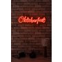 WALLXPERT Dekorativna plastična LED rasveta Oktoberfest Red - slika 1