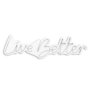 WALLXPERT Dekorativna plastična LED rasveta Live Better White - slika 2