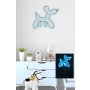 WALLXPERT Dekorativna plastična LED rasveta Balloon Dog Blue - slika 2
