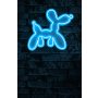 WALLXPERT Dekorativna plastična LED rasveta Balloon Dog Blue - slika 1