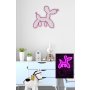 WALLXPERT Dekorativna plastična LED rasveta Balloon Dog Pink - slika 2