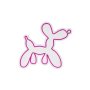 WALLXPERT Dekorativna plastična LED rasveta Balloon Dog Pink - slika 3