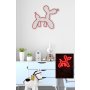 WALLXPERT Dekorativna plastična LED rasveta Balloon Dog Red - slika 2