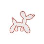 WALLXPERT Dekorativna plastična LED rasveta Balloon Dog Red - slika 3