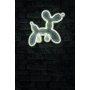 WALLXPERT Dekorativna plastična LED rasveta Balloon Dog White - slika 1