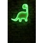 WALLXPERT Dekorativna plastična LED rasveta Dino the Dinosaur Green - slika 1
