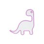 WALLXPERT Dekorativna plastična LED rasveta Dino the Dinosaur Pink - slika 3