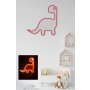 WALLXPERT Dekorativna plastična LED rasveta Dino the Dinosaur Red - slika 2