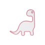 WALLXPERT Dekorativna plastična LED rasveta Dino the Dinosaur Red - slika 3