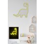 WALLXPERT Dekorativna plastična LED rasveta Dino the Dinosaur Yellow - slika 2