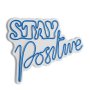 WALLXPERT Dekorativna plastična LED rasveta Stay Positive Blue - slika 2
