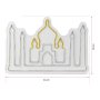 WALLXPERT Dekorativna plastična LED rasveta Taj Mahal Multicolor - slika 3