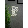 WALLXPERT Dekorativna plastična LED rasveta Cartoon Dog White - slika 4