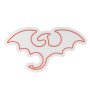 WALLXPERT Dekorativna plastična LED rasveta Dragon Red - slika 2