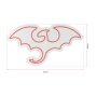 WALLXPERT Dekorativna plastična LED rasveta Dragon Red - slika 3