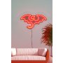 WALLXPERT Dekorativna plastična LED rasveta Dragon Red - slika 4